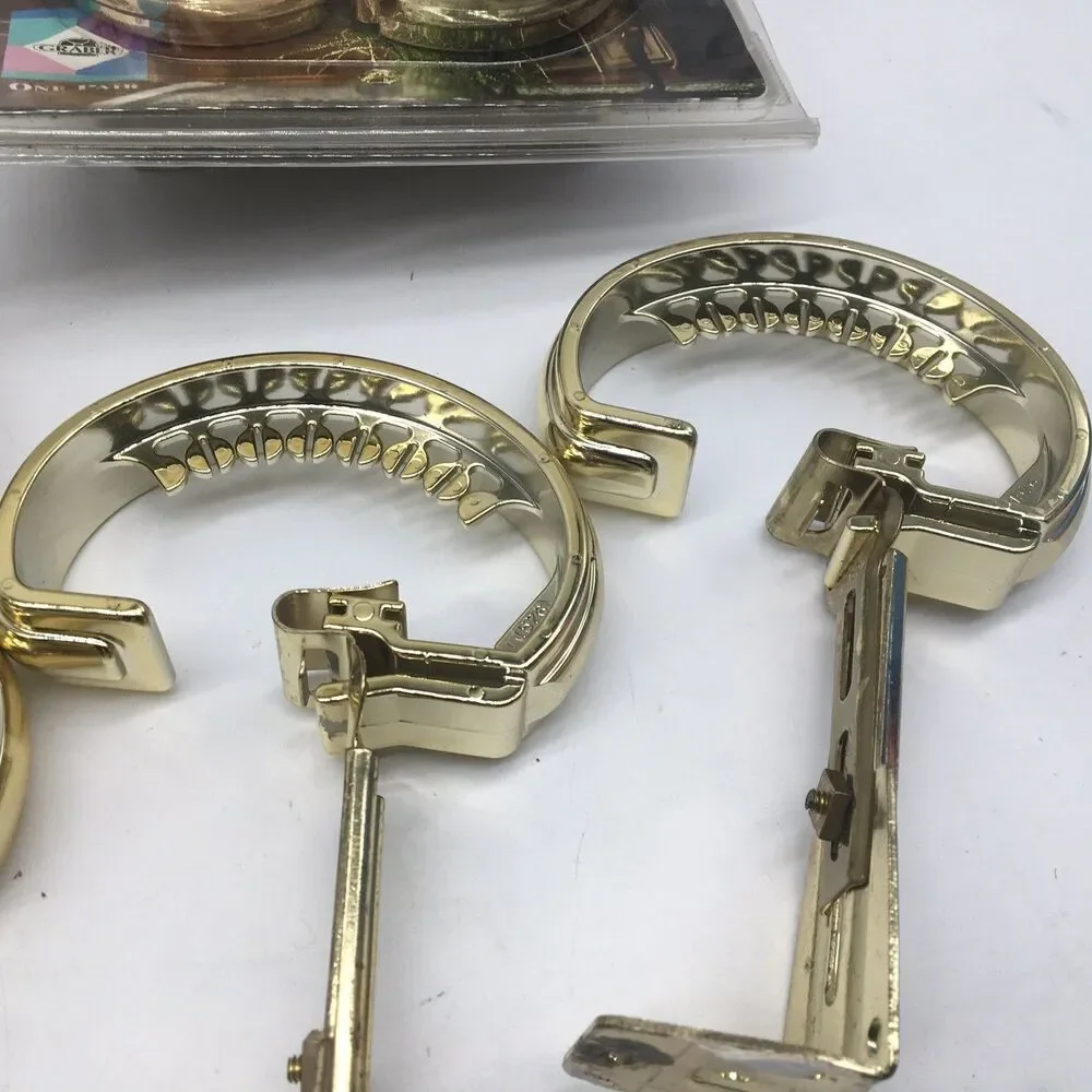 Graber Structures Windsor C-Ring Swag holder curtain drape tieback Holdback X4
